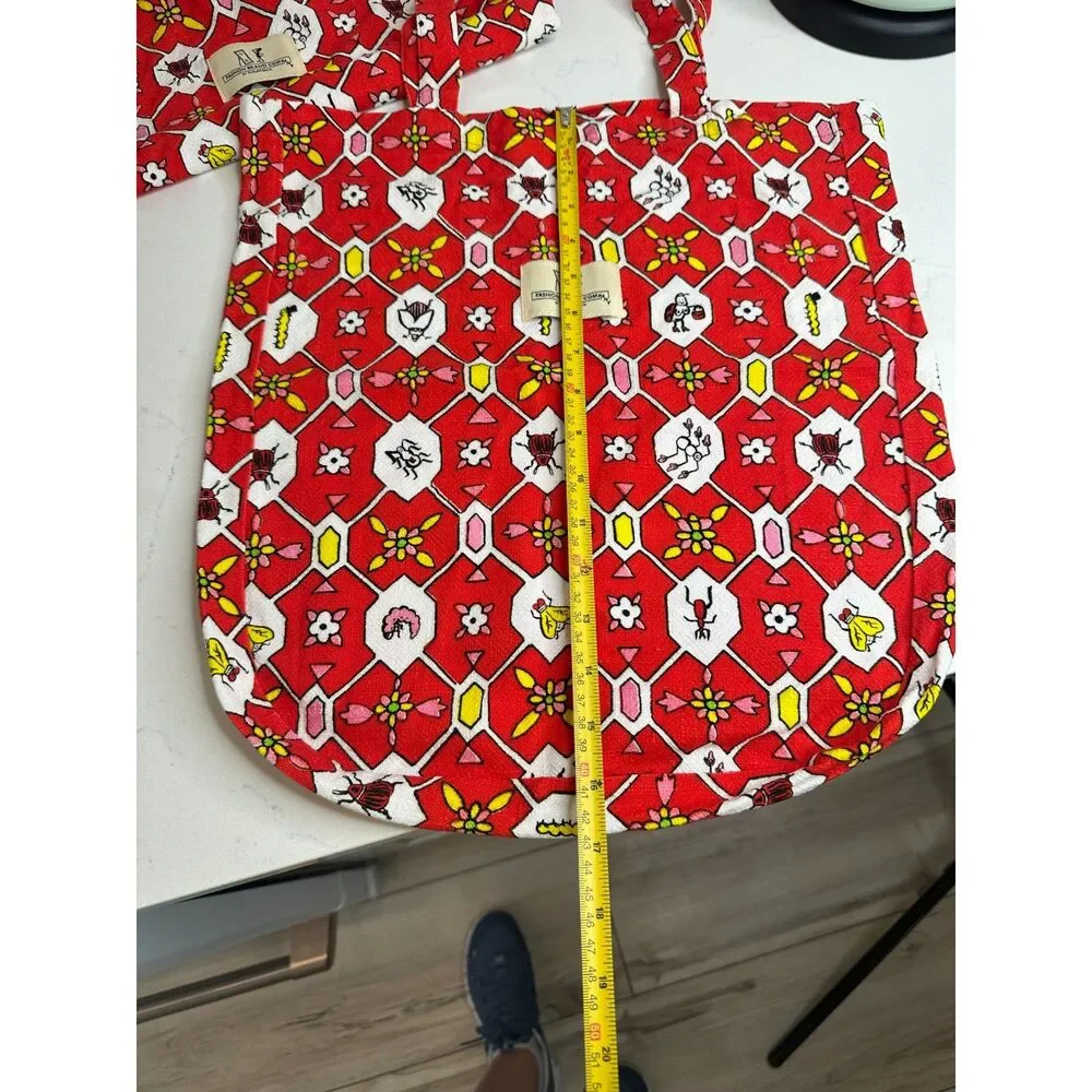 Fashion Brand Company Linen Tote Bags x2 - Picture 4 of 6